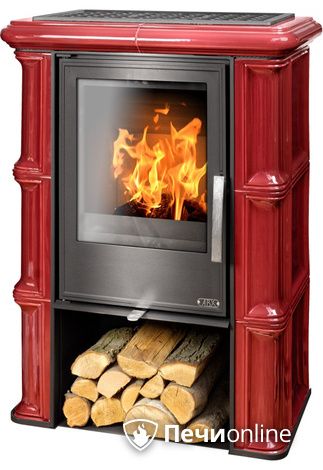 Печь-камин ABX Sicilie, бордо в Звенигороде